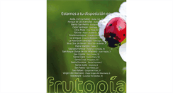 Desktop Screenshot of frutopiaencasa.com