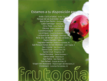 Tablet Screenshot of frutopiaencasa.com